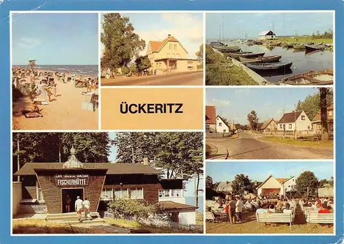 Ückeritz Strand Ratscafé Bootshafen Hauptstraße Kurplatz gl1986 172.153