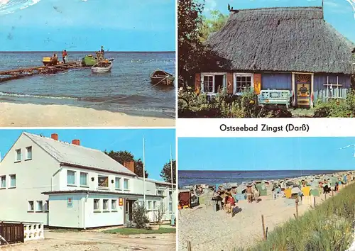 Ostseebad Zingst Fischerstand Strand Erholungsheim glca.1980 172.208