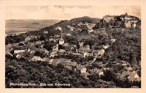 Blankenburg (Harz) Blick vom Eichenberg gl1953 172.354
