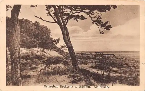 Ostseebad Ueckeritz auf Usedom Am Strande bahnpgl1922 172.504