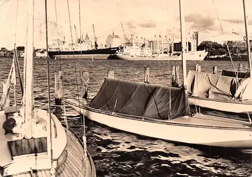Rostock Blick zum alten Hafen gl1972 172.553