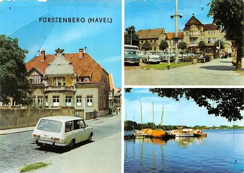 Fürstenberg (Havel) Straße Markt Schwedt-See glca.1965 172.605
