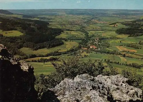 Waldstetten Teilansicht Kirche Stauweiher ngl E3187