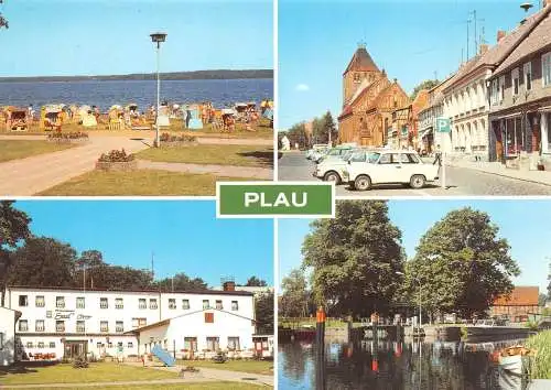 Plau 4 Teilansichten Mehrbildkarte ngl 172999
