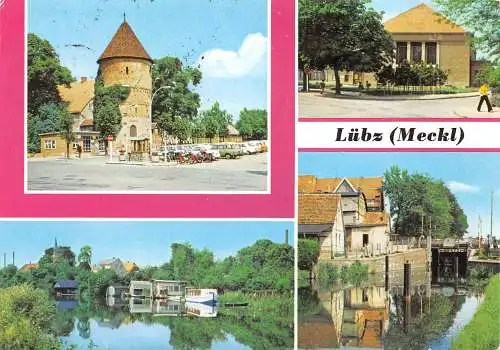 Lübz (Meckl) Mehrbildkarte 4 Ansichten gl1996 172998