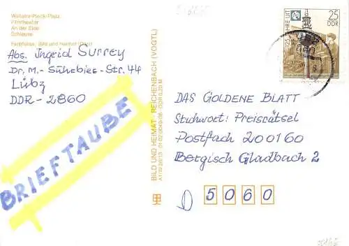 Lübz (Meckl) Mehrbildkarte 4 Ansichten gl1996 172998