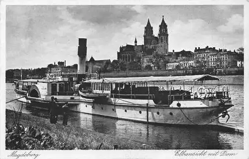 Magdeburg Elbansicht mit Dom gl1941 173044