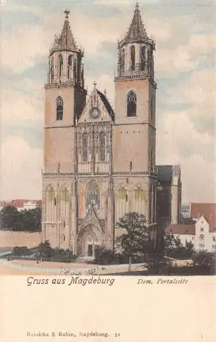 Magdeburg Dom Portalseite ngl 173063