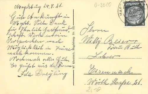 Magdeburg Elbe mit Dom gl1939 173042