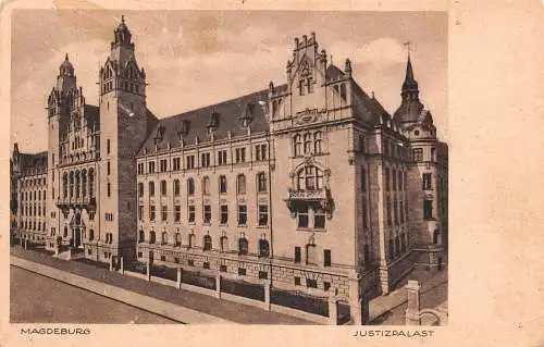 Magdeburg Justizpalast gl1929 173096
