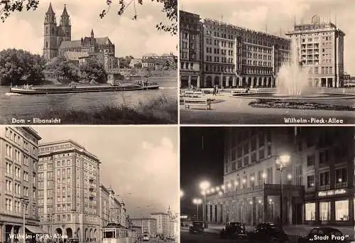 Magdeburg Mehrbildkarte Teilansichten ngl 173140