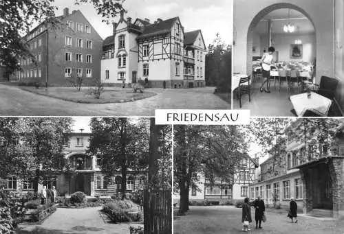Friedensau Mehrbildkarte Teilansichten gl1983 173.153
