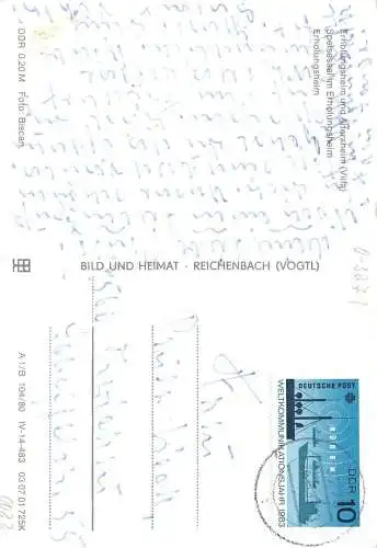 Friedensau Mehrbildkarte Teilansichten gl1983 173.153