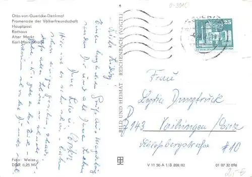 Magdeburg Mehrbildkarte Teilansichten gl1982 173.142