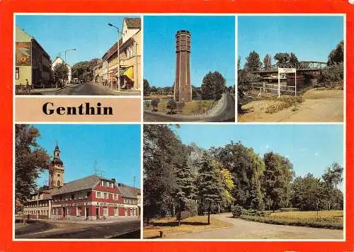 Genthin Mehrbildkarte gl1986 173200