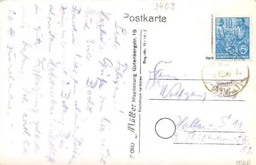 Lindau (Kr. Zerbst) Diät-Sanatorium Verwaltung gl1956 173.253