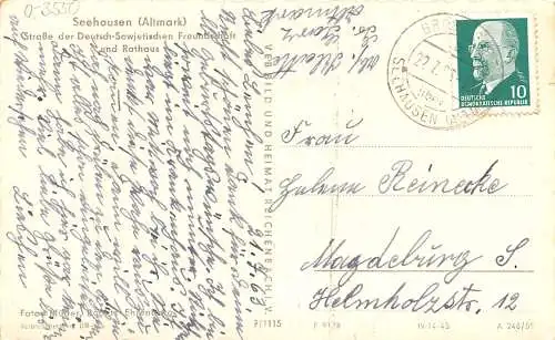 Seehausen/Altmark Straße der deutsch-sowjetischen Freundschaft gl1963 173-309