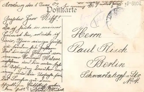 Arneburg Blick auf die Stadt gl 173.341