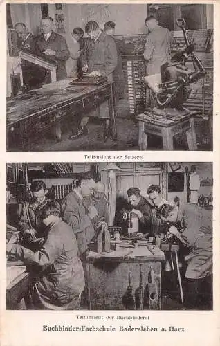 Badersleben/Harz Buchbinder-Fachschule ngl 173.374