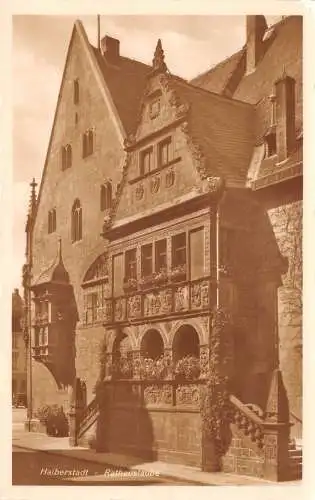 Halberstadt Rathauslaube feldpgl1911 173.379