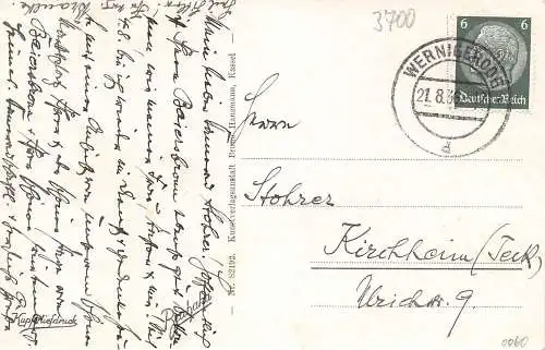 Wernigerode Marktplatz mit Rathaus gl1936 173.465