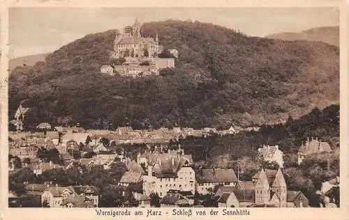 Wernigerode Schloss von der Sennhütte gl1928 173.460