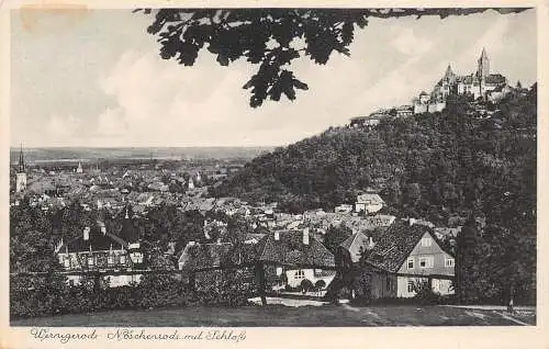 Wernigerode Nöschenrode mit Schloss gl1933 173.475