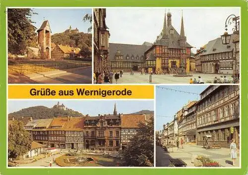 Wernigerode (Harz) Mehrbildkarte gl1988 173.482