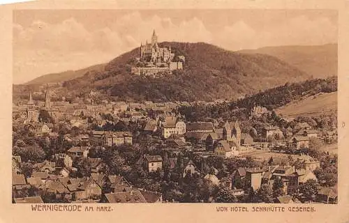 Wernigerode von der Sennhütte gl1928 173.473