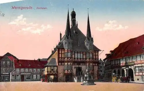 Wernigerode Rathaus gl1927 173.472