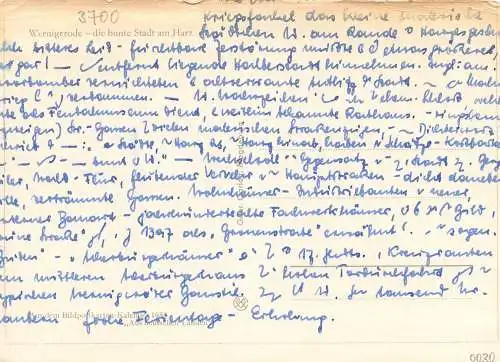 Wernigerode (Harz) die bunte Stadt am Harz ngl 173.496