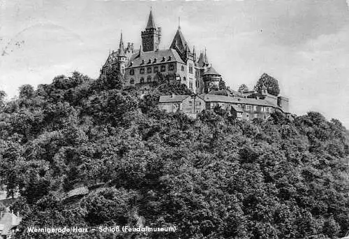 Wernigerode (Harz) Schloss Feudalmuseum gl1961 173.510