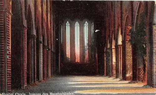Kloster Chorin Inneres des Hauptgebäudes ngl 173.516