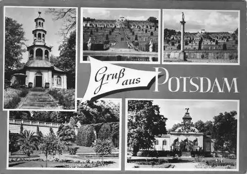 Potsdam Mehrbildkarte gl1961 173.538