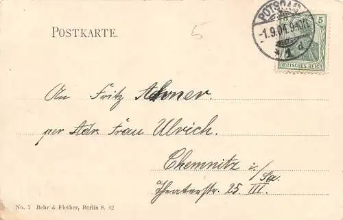Potsdam Eingang zum Park Sanssouci gl1904 173.553