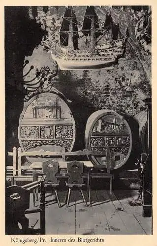 Königsberg/Preußen Inneres des Blutgerichts ngl 173.587