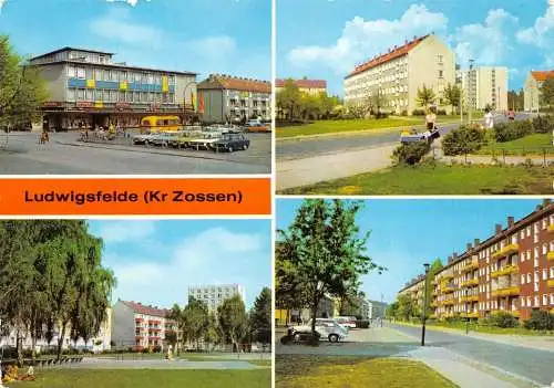Ludwigsfelde Teilansichten Mehrbildkarte gl1973 173.572