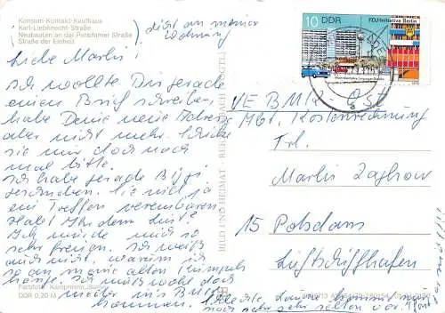 Ludwigsfelde Teilansichten Mehrbildkarte gl1973 173.572