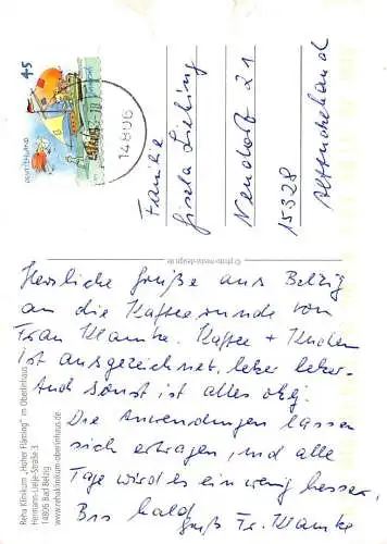 Bad Belzig Reha Klinikum "Hoher Fläming" Mehrbildkarte gl 173.578