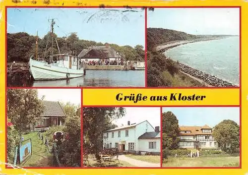 Kloster (Insel Hiddensee) Mehrbildkarte gl1990 173.651