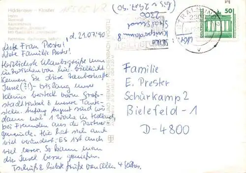 Kloster (Insel Hiddensee) Mehrbildkarte gl1990 173.651