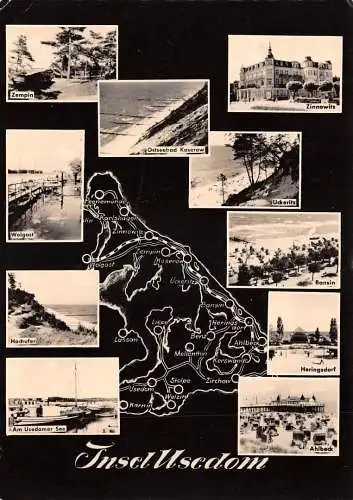 Usedom Mehrbildkarte gl 173.636