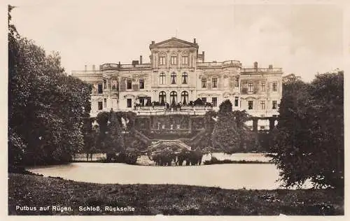 Putbus auf Rügen Schloß Rückseite ngl 173.664