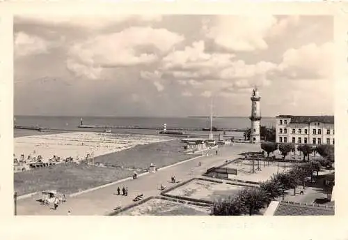 Rostock-Warnemünde Strand Leuchtturm gl1957 173.740