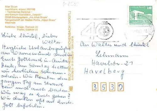 Rostock-Warnemünde Am Alten Strom Mehrbildkarte gl1989 173.736