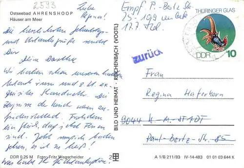 Ahrenshoop Häuser am Meer gl1971 173.915