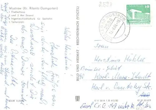Wustrow Mehrbildkarte gl1984 173.913