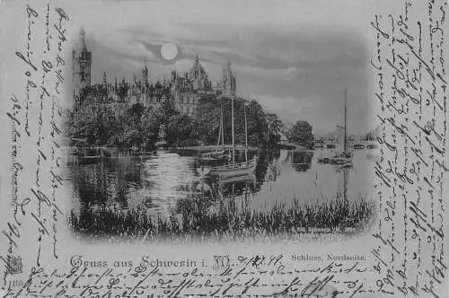 Schwerin Mondscheinlitho gl1899 173.965