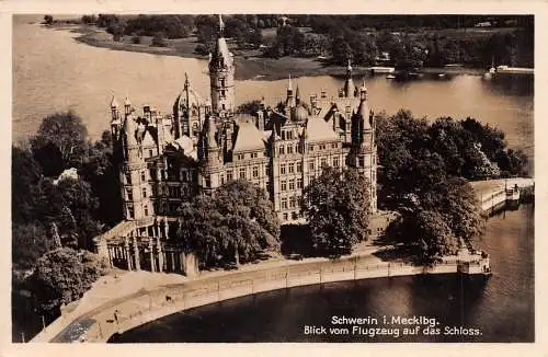 Schwerin Schloss vom Flugzeug gl1936 173.993