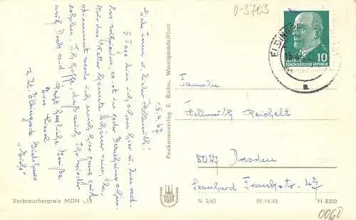 Elbingerode Harz Diakon.Haus Neuvandsburg gl1967 174.041